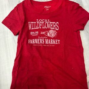 American Eagle Outfitters Red T-Shirt